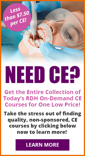 Today's RDH Dental CE Courses